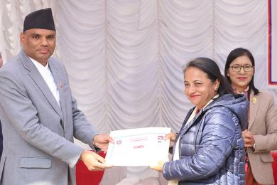 मुलुकमा सुशासन कायम गर्न राजनीतिक इच्छाशक्ति आवश्यक छ : सांसद सरिता प्रसाई
